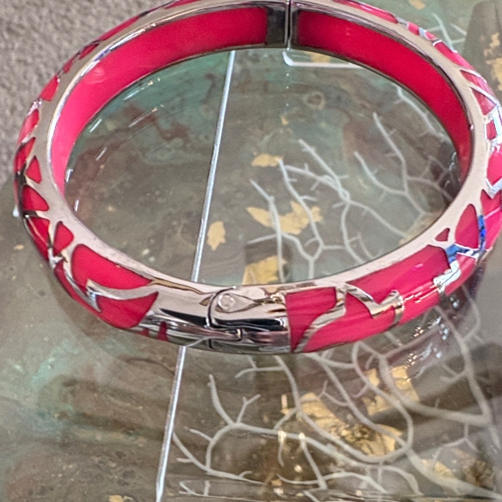Angelique de Paris Resin & Sterling Bangle